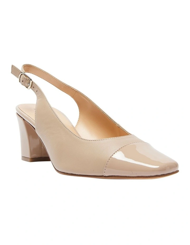 Nikita Heeled Shoes in Nude/Patent Glove