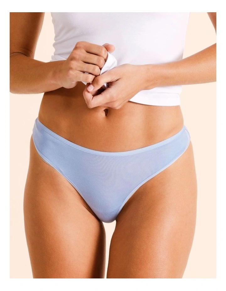 Modal G-string in Light Blue