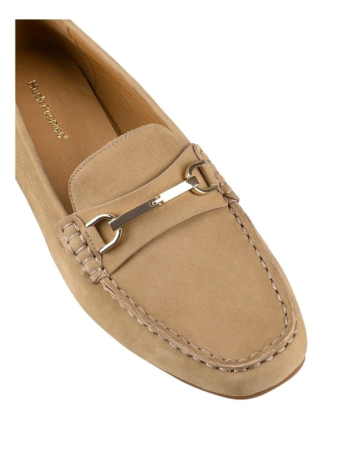 Keeper Flat Shoe in Taupe Nubuck