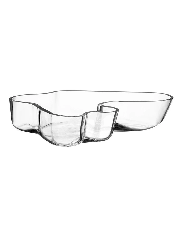 Alvar Aalto Collection Bowl 262x50mm in Clear
