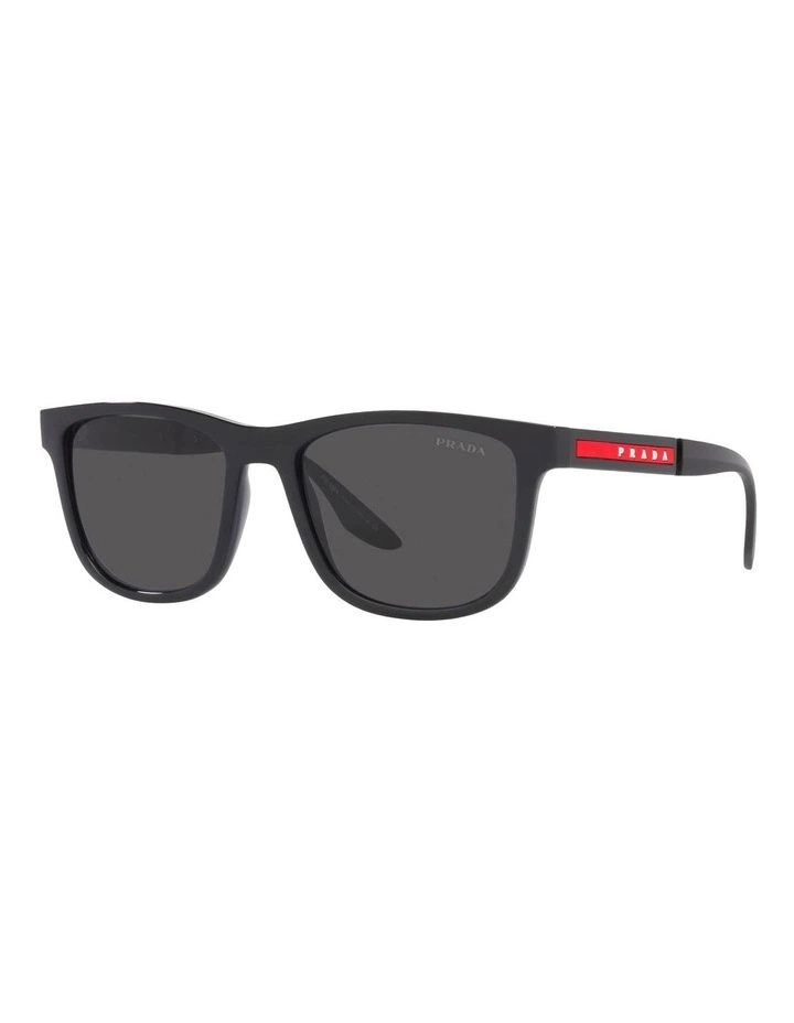 PS 04XS Linea Rossa Sunglasses in Black