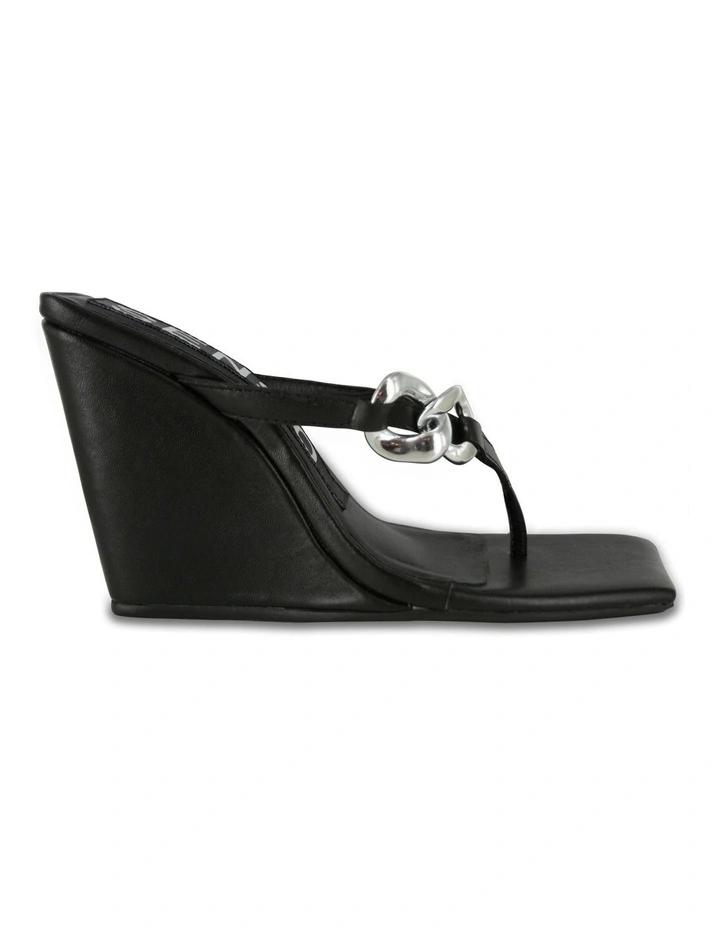 Helga I Heeled Sandal in Black