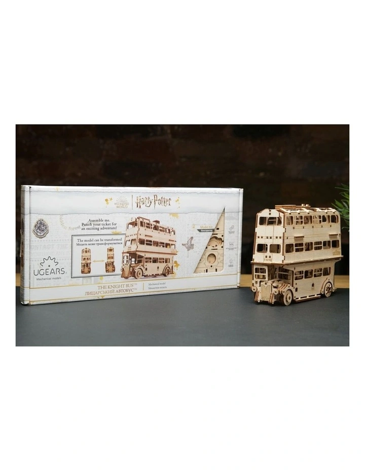 Knight Bus 268 Piece Wooden 3D Puzzle Gift Set