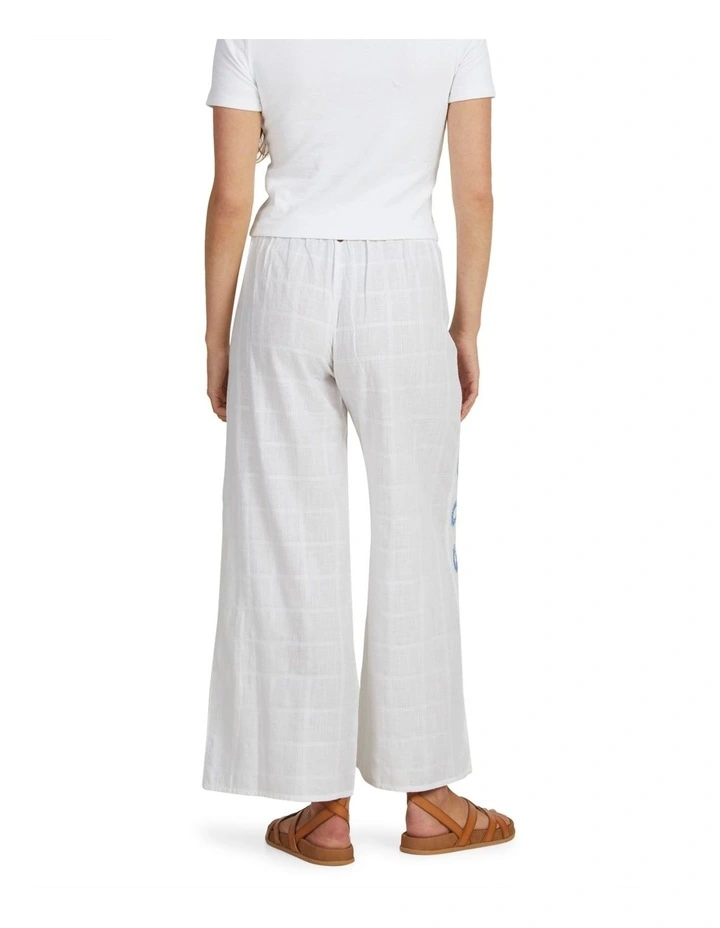 Costa Del Sud Palazzo Pants in Egret