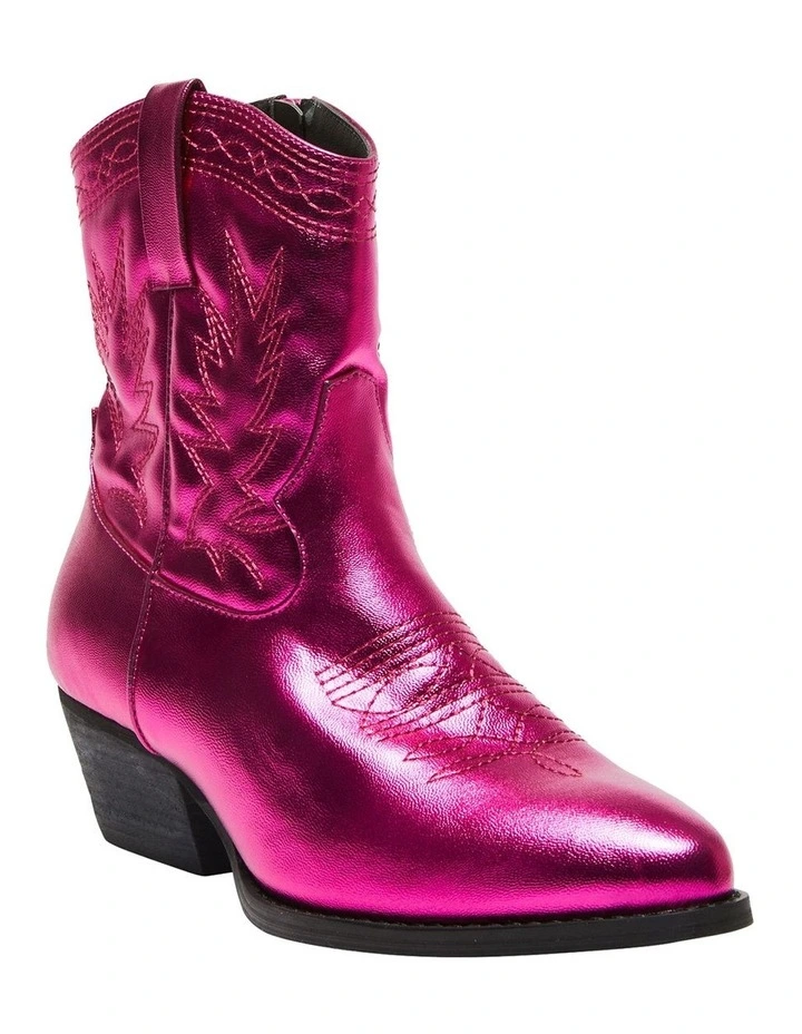 Texas Western Boots in Pink