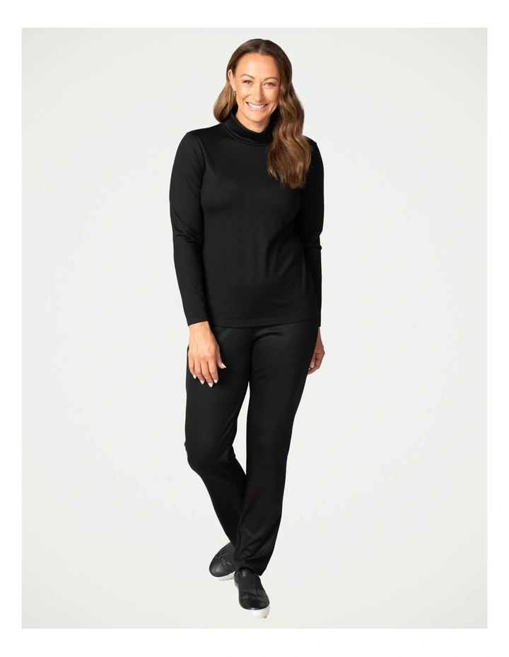 Hedrena Skivvy Top in Black