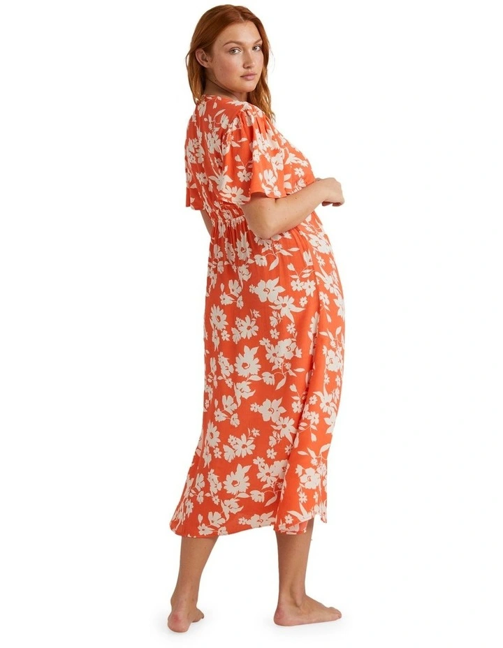 Hazy Dress in Nectarine
