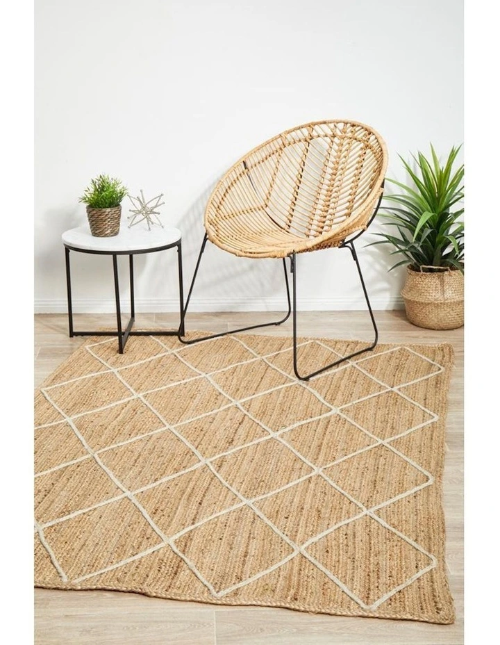 Noosa Runner Rug 222 in Natural