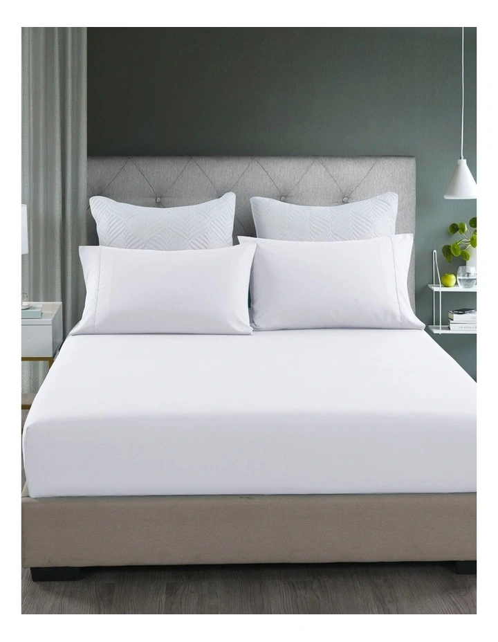 2000TC Bamboo Cooling 3pc Sheet Set in White