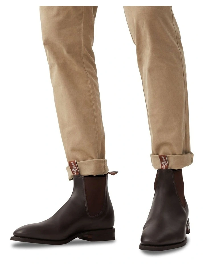 Comfort Craftsman Regular Fit Shoes in Chestnut