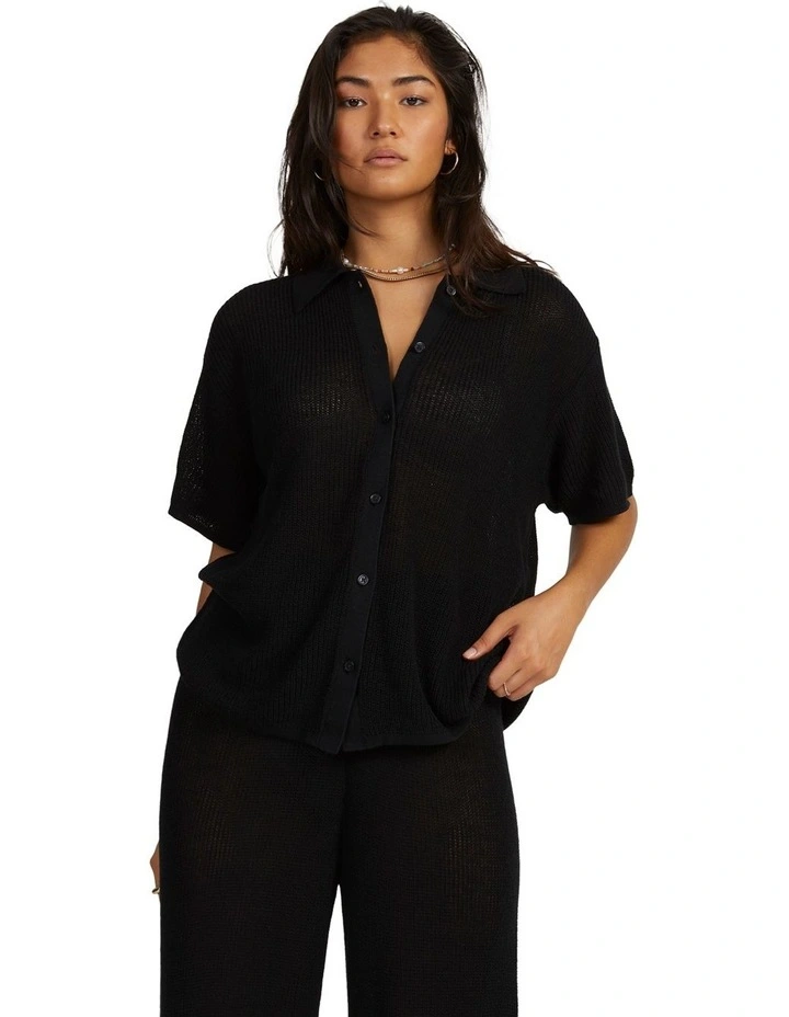 Fade Holiday Shirt in Black