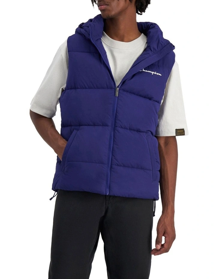 Rochester Puffer Vest in Chaouen Cobalt