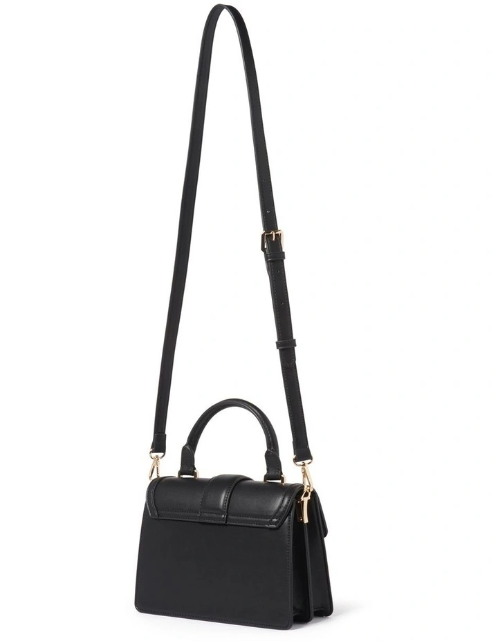 Lucia Top Handle Bag in Black