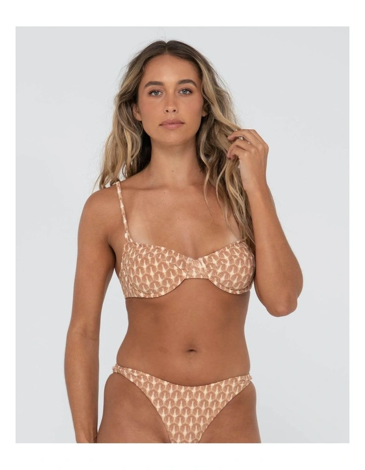 Panama Balconette Bikini Top in Natural