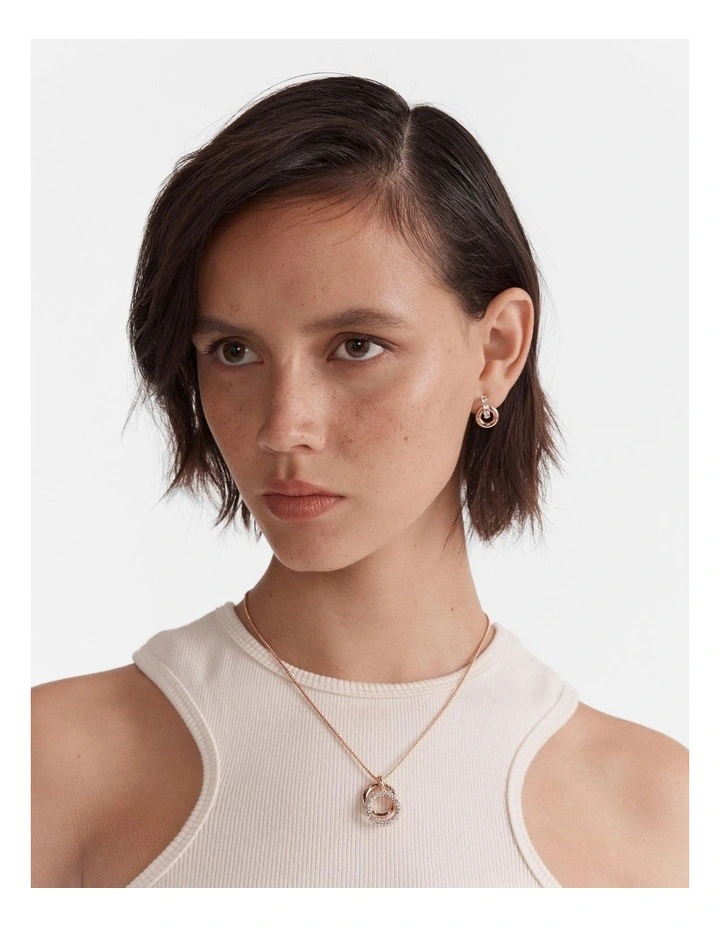 Circulate Necklace in Rose Gold