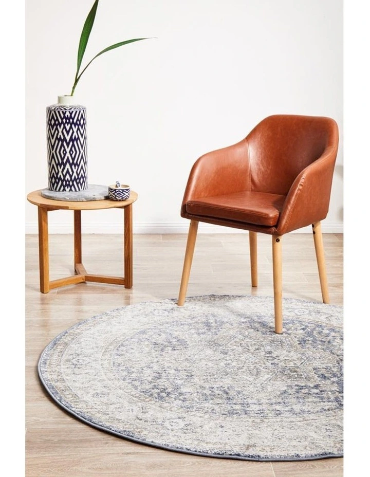 Mayfair Hugo Ocean Round Rug In Multi