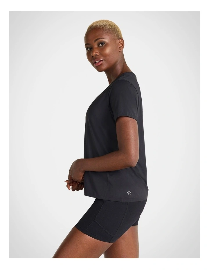 Power Up Tee in Black