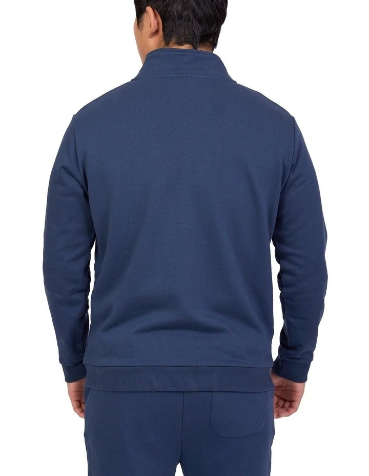 Todd Half Zip In Navy