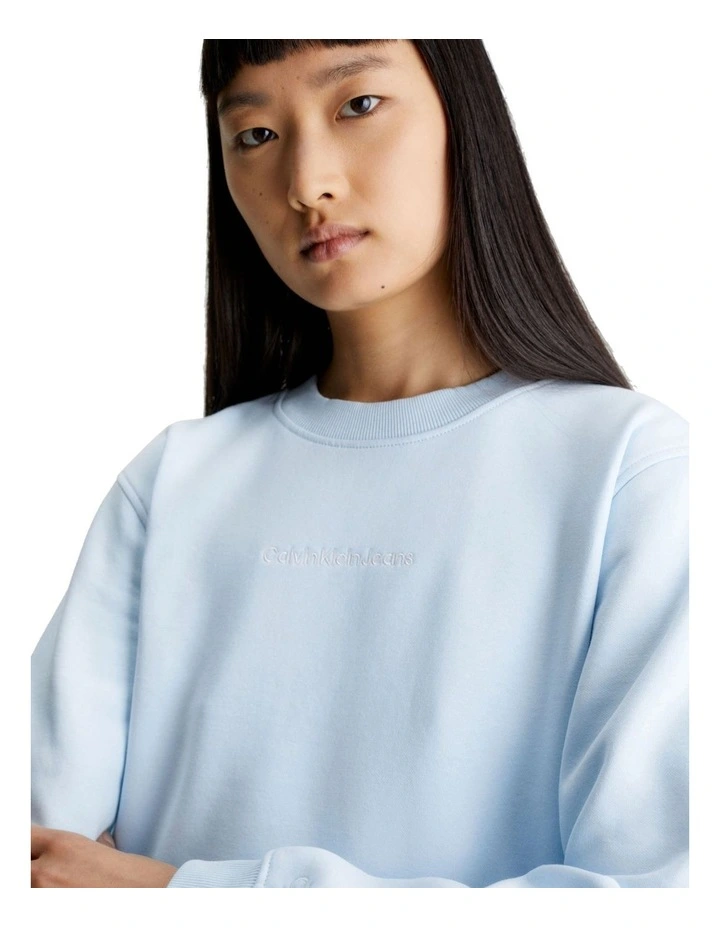 Institutional Crew Neck in Keepsake Blue