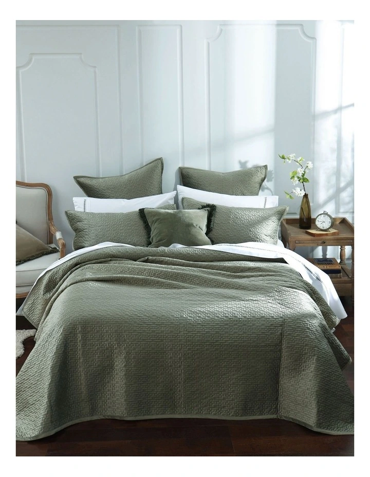 Terrace Bed Cover Set in Thyme