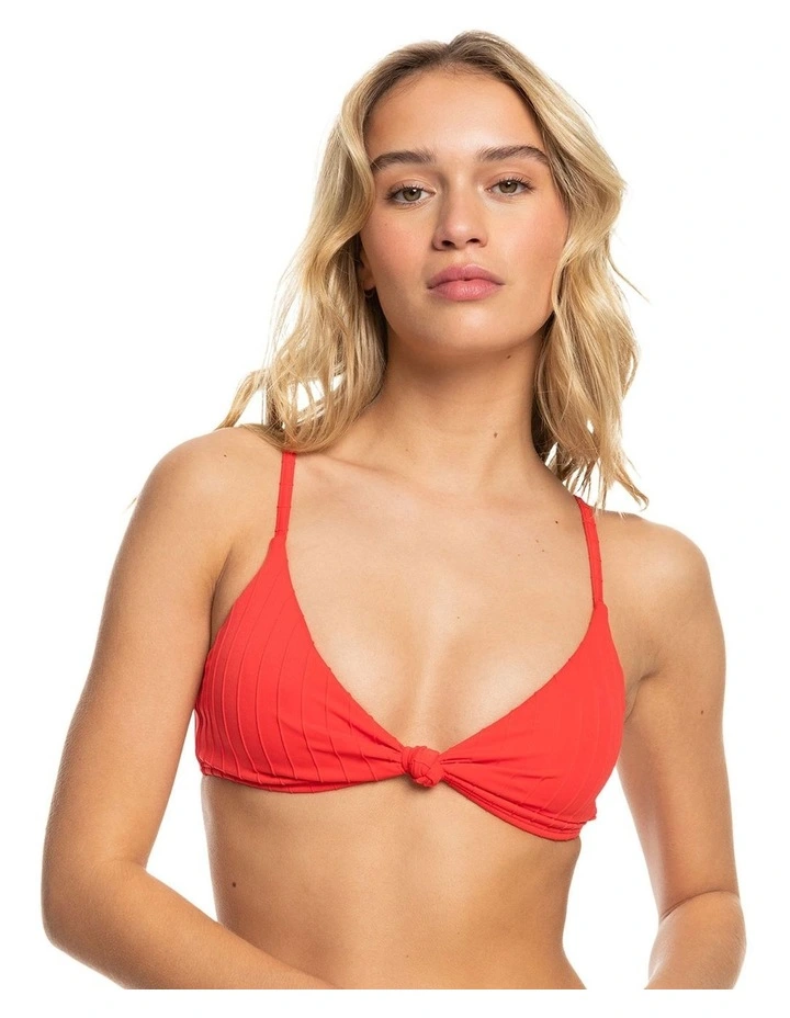 Love The Surf Knot Bikini Top in Bittersweet