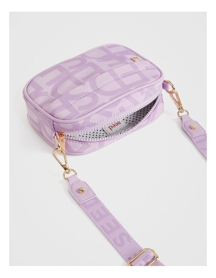 Print Camera Bag in Orchid