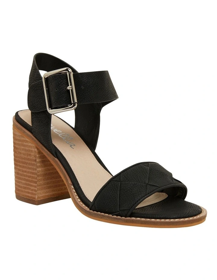 Hanson Black Nubuck Sandals