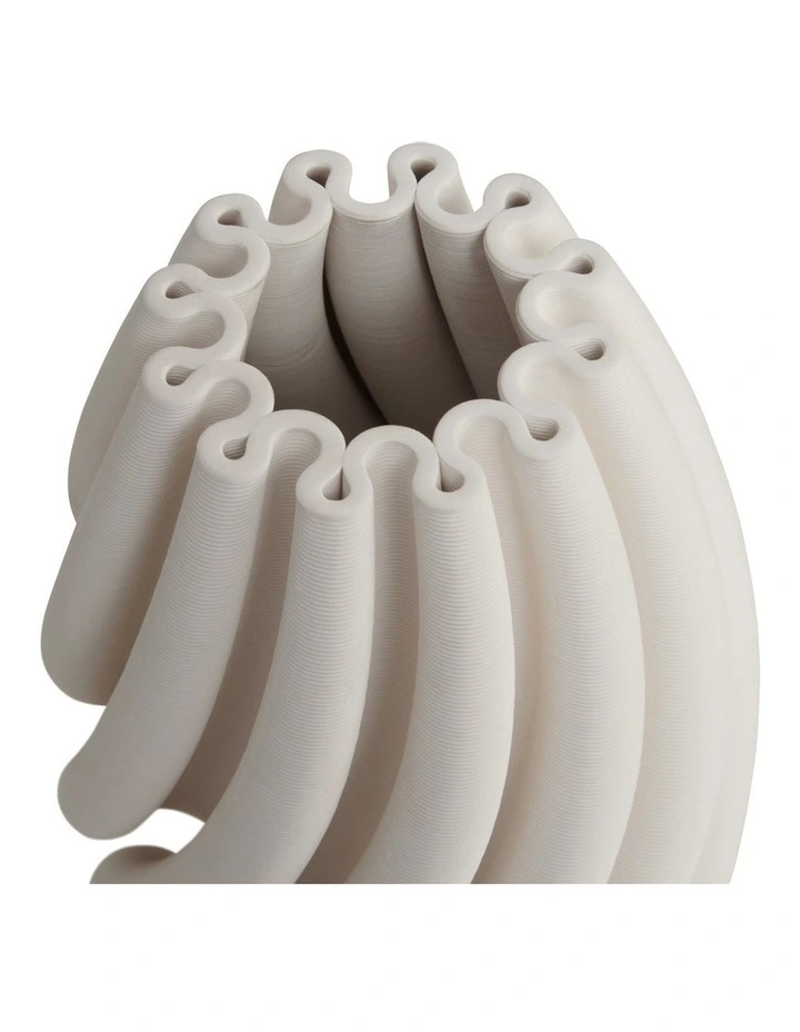 Stella Vase 29cm in White
