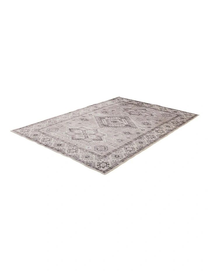 Kanchan Beige Machine Washable Rug 60x180cm