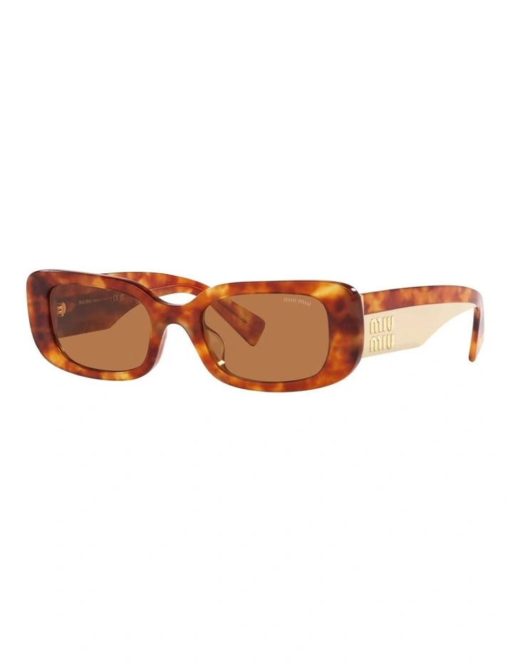 MU 08YS Sunglasses in Tortoise