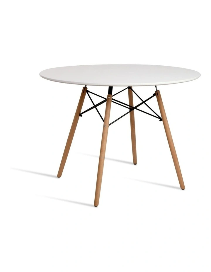 Round Beech Timber Dining Table