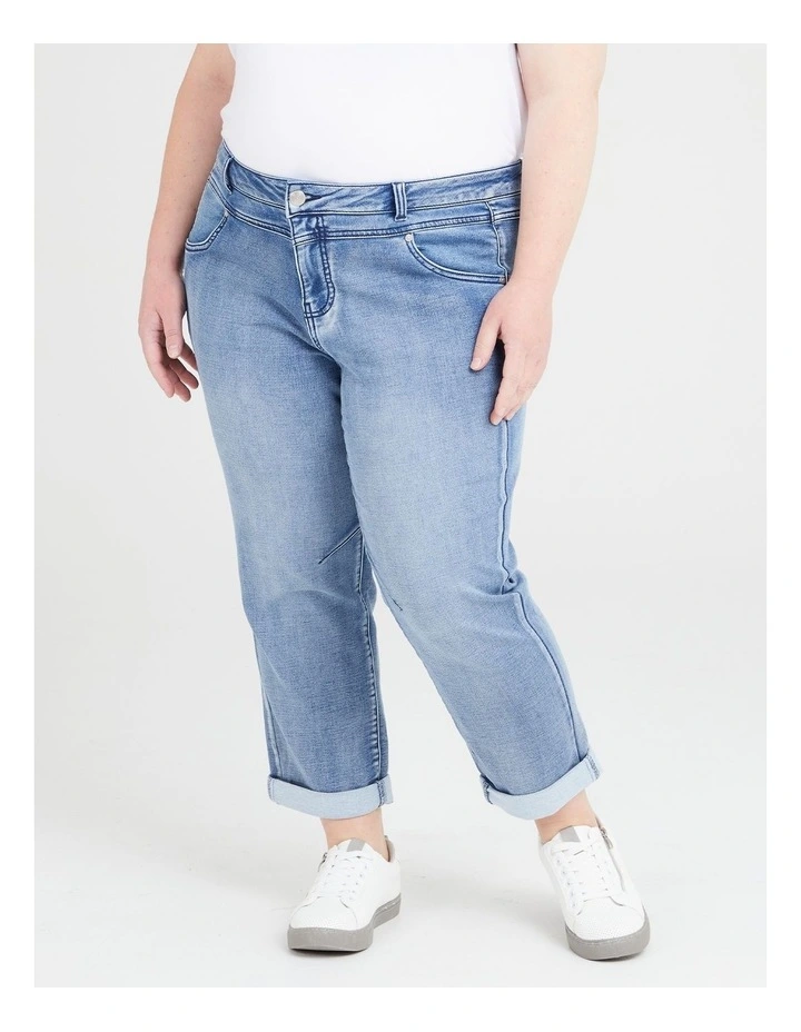 Petite Easy Fit Jeans in Eden Blue Denim