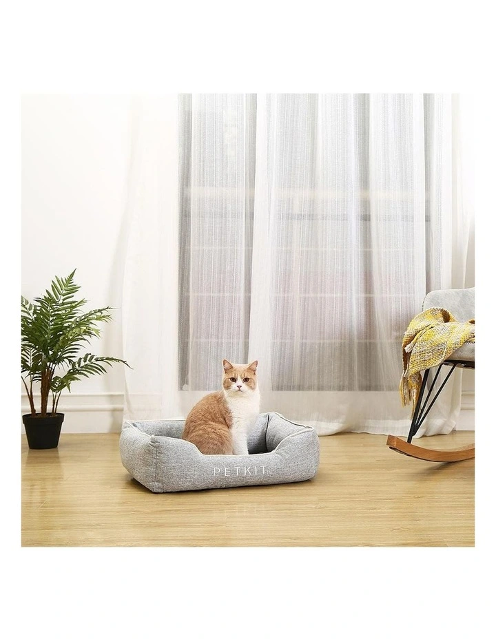 Rectangle Pet Cooling Bed Small 55x44cm in Grey