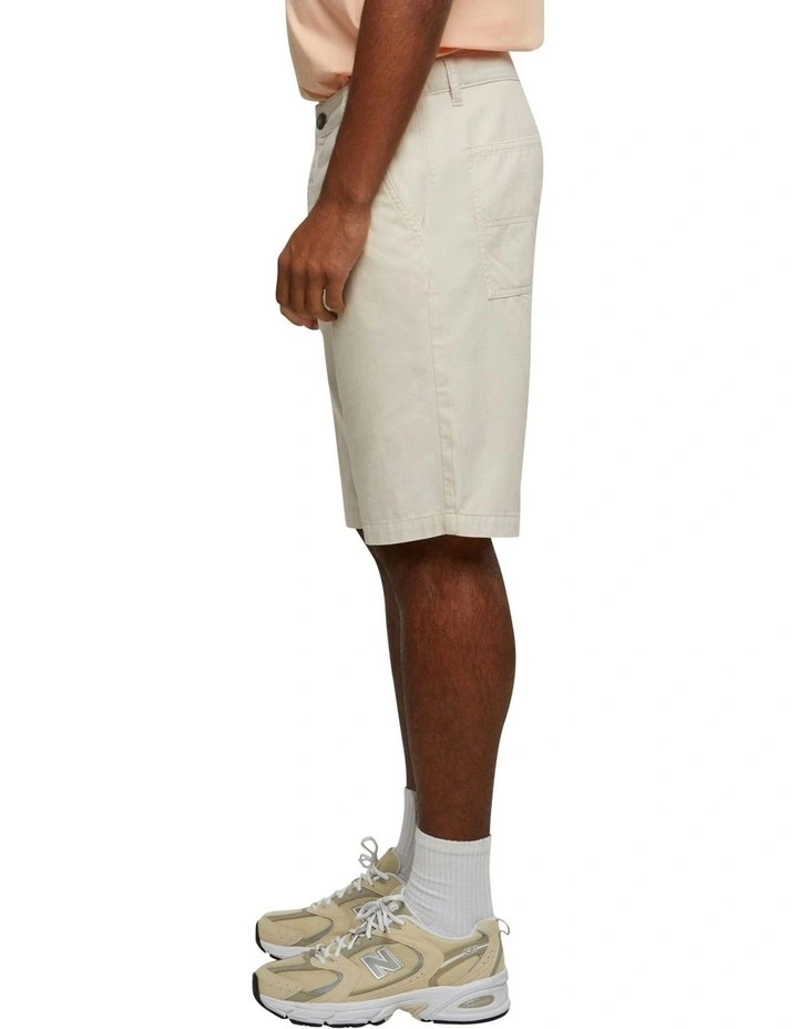 Organic Skater Chino Shorts in Grey