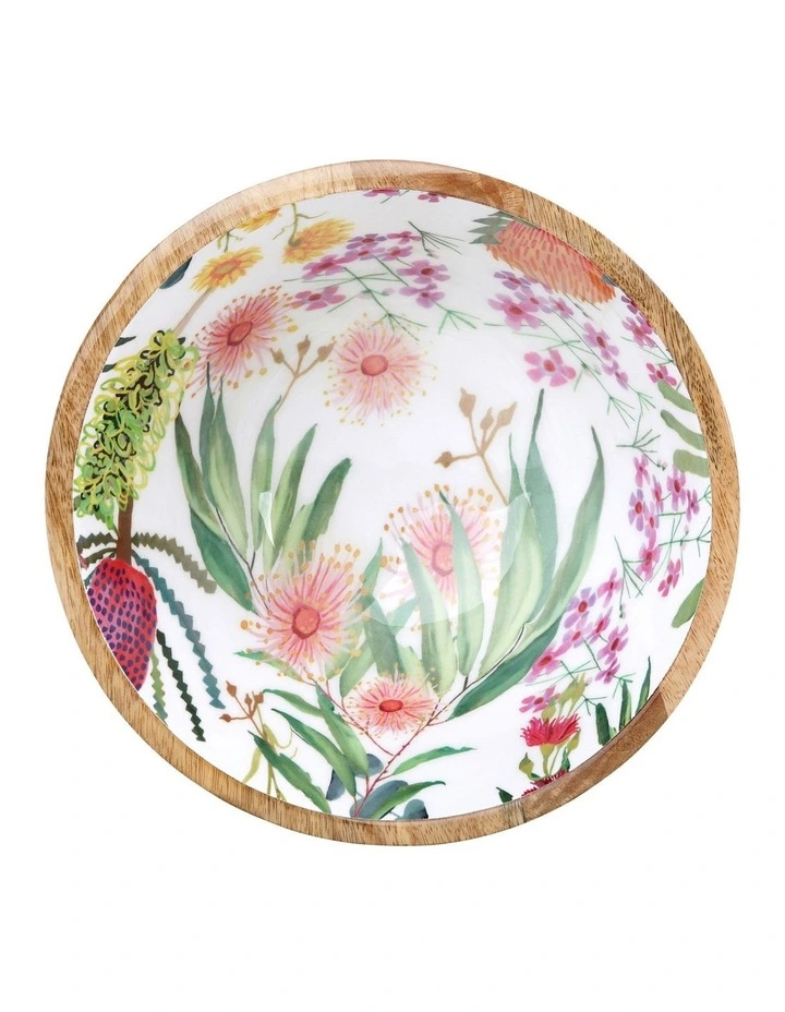 Royal Botanic Gardens Native Blooms Serving Bowl 24x11cm in Multi
