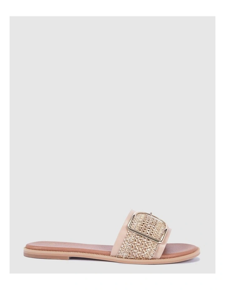 Rene Slides in Raffia