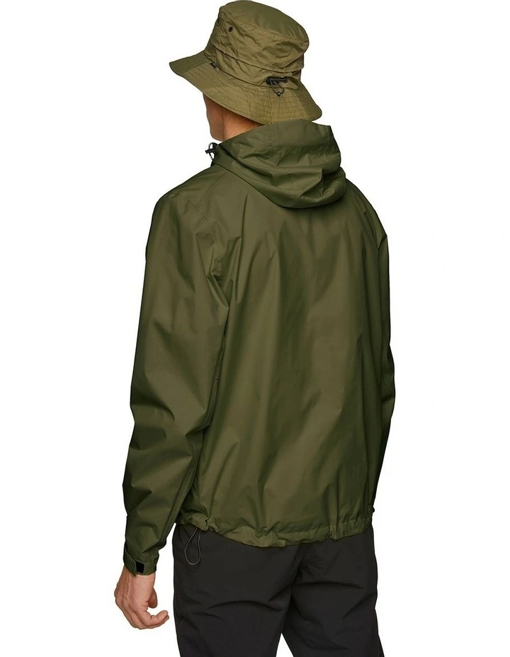 Ripstop Shell Jacket in Olive