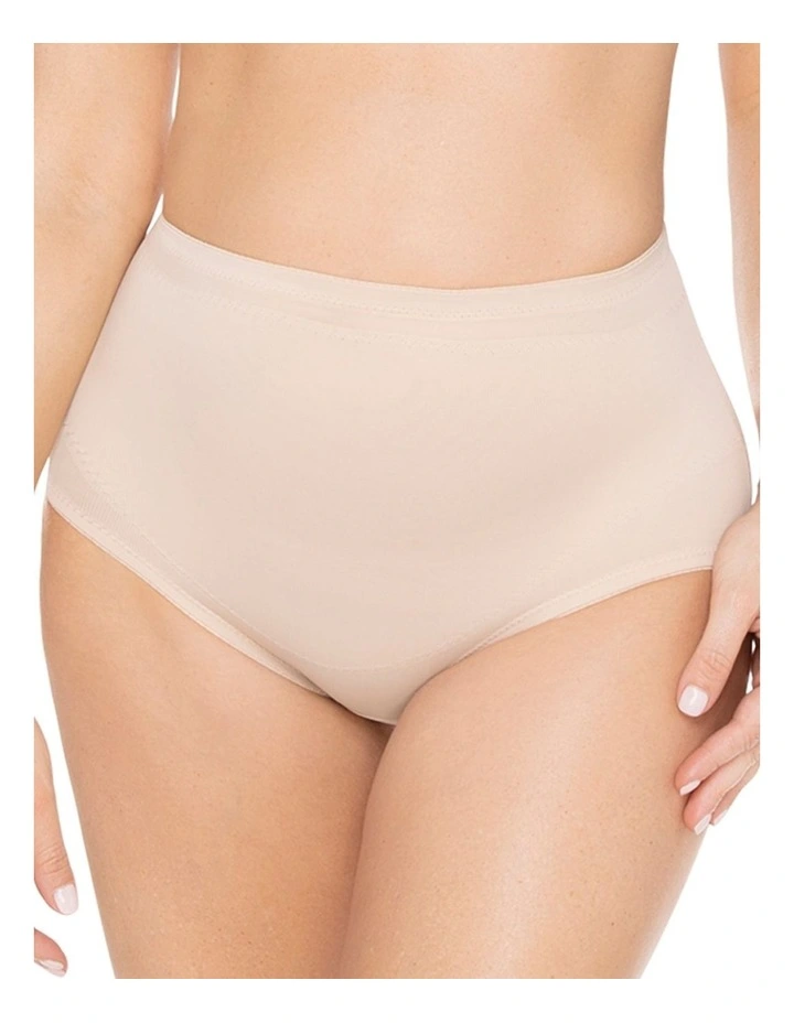 Flexible Fit Extra Firm Control Waistline Shaping Brief in Nude