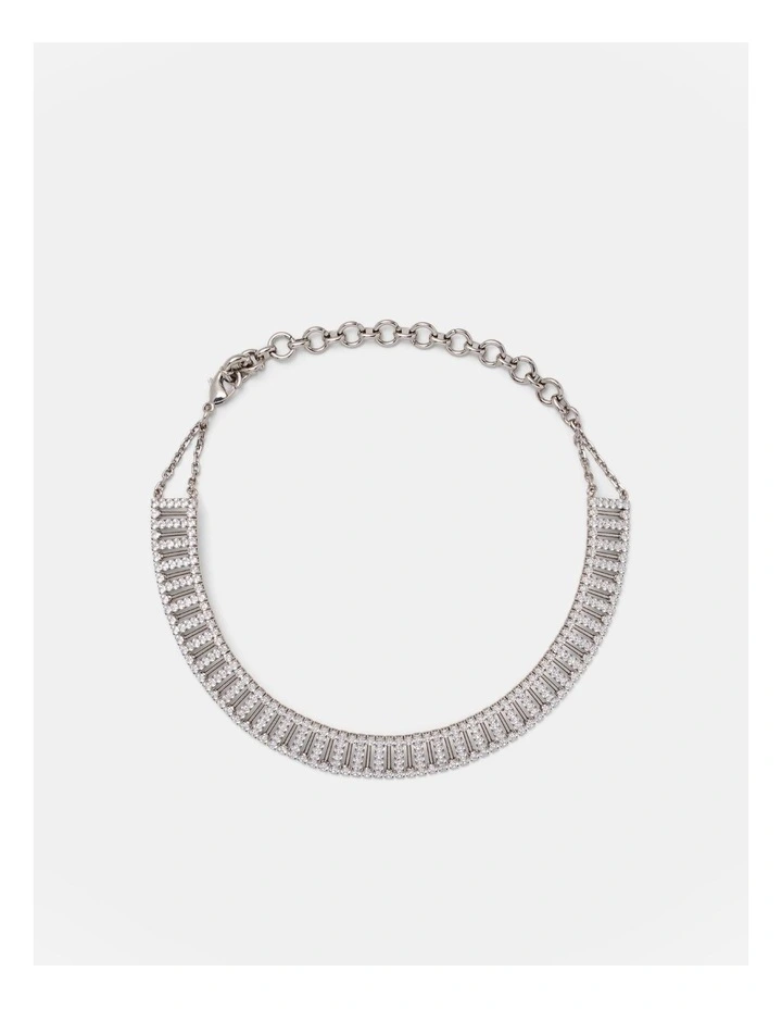 Coruscant Choker Necklace in Silver