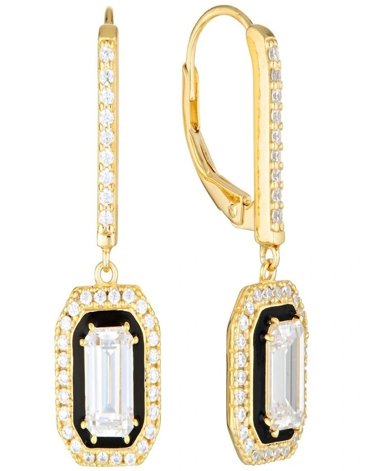 Reflection Retrospect Earrings in Gold