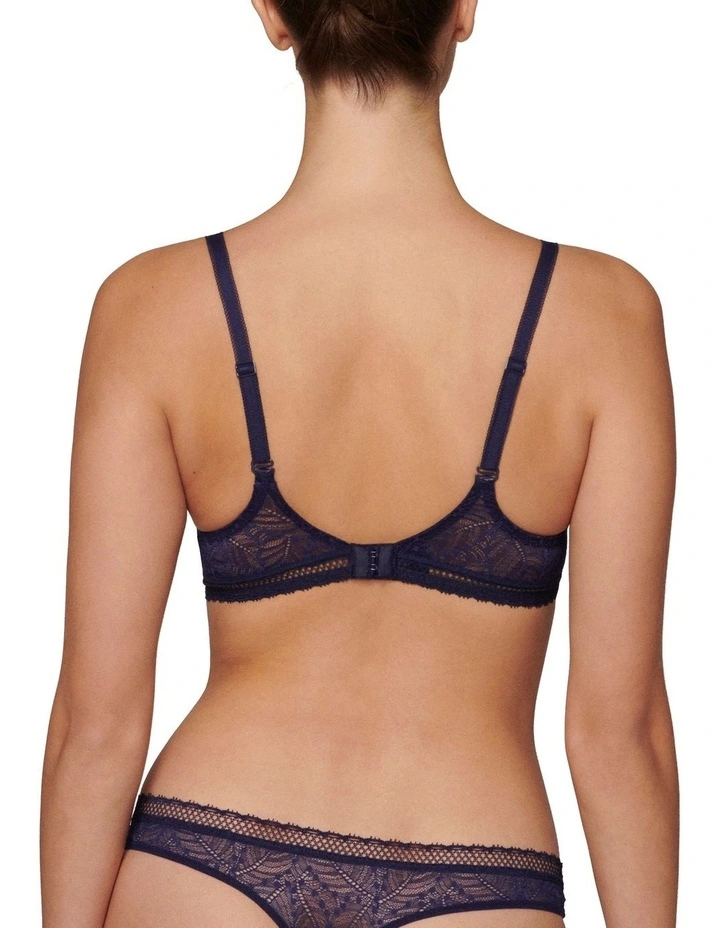 Comete 3D Plunge Contour Bra in Blue