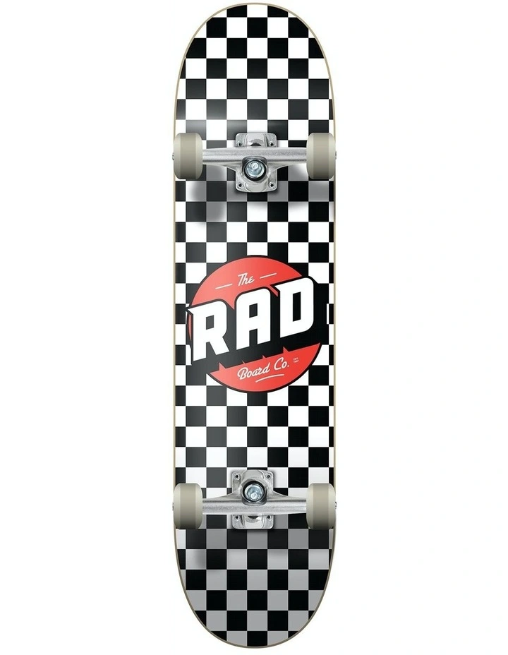 Complete Progressive 8x32" Skateboard in White/Black