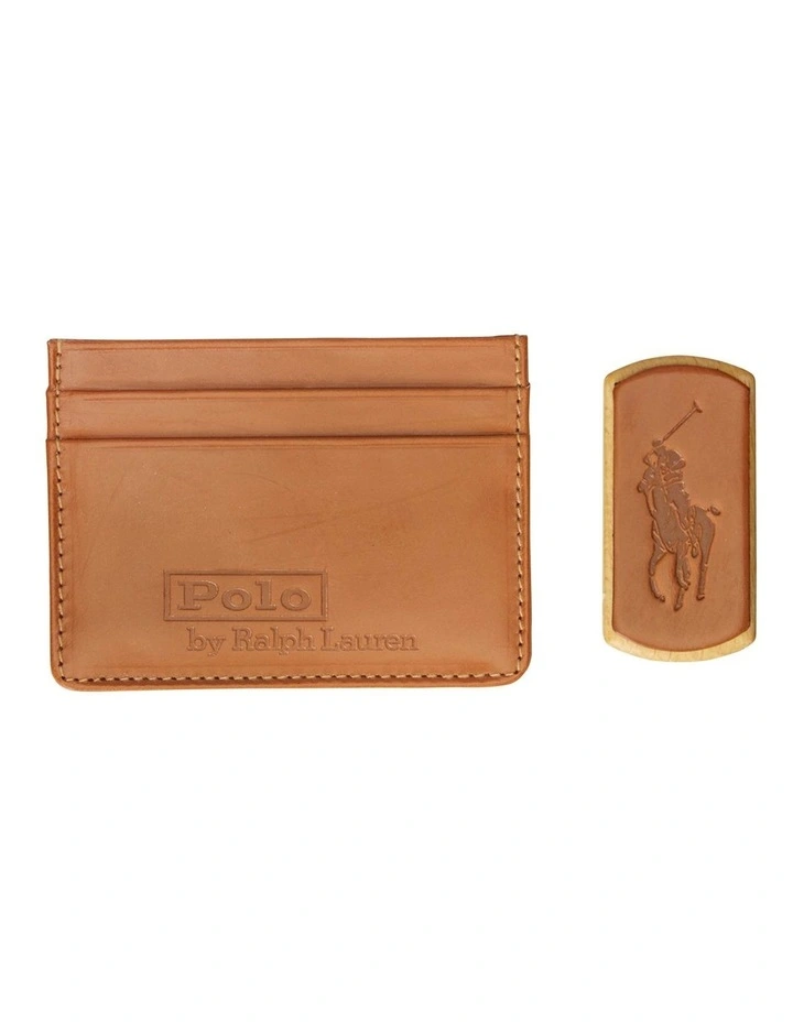 Saddle Leather Card Case in Brown