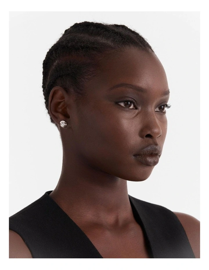 Enliven Stud Earrings in Silver