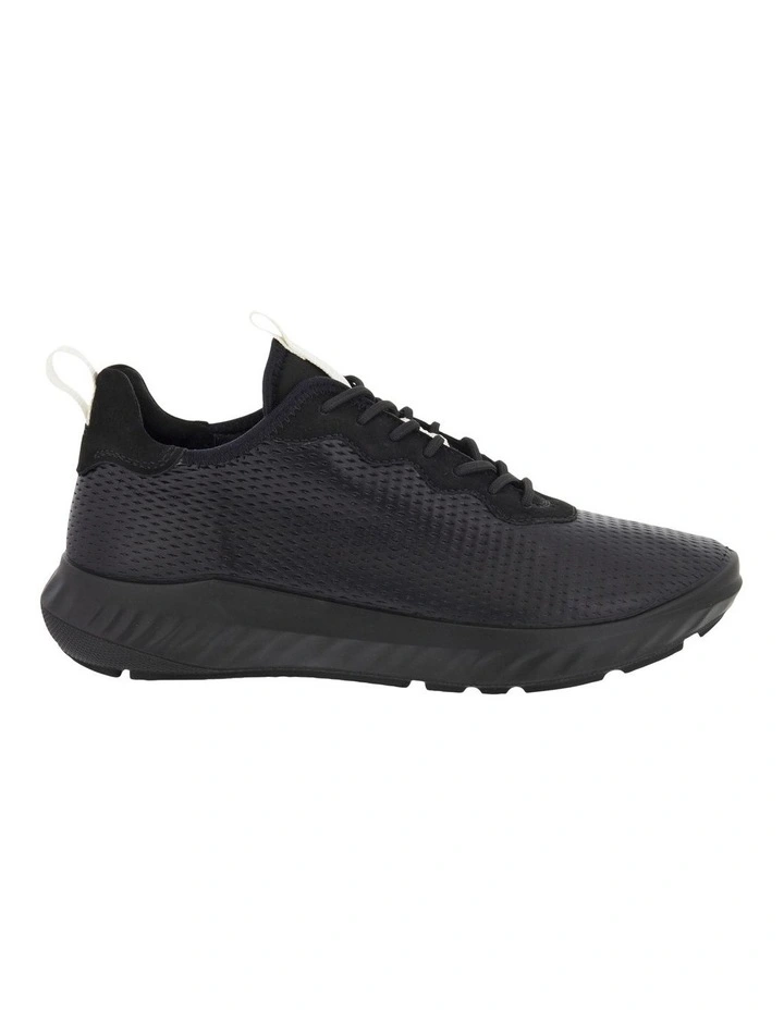 ATH-1F Leather Sneakers in Black