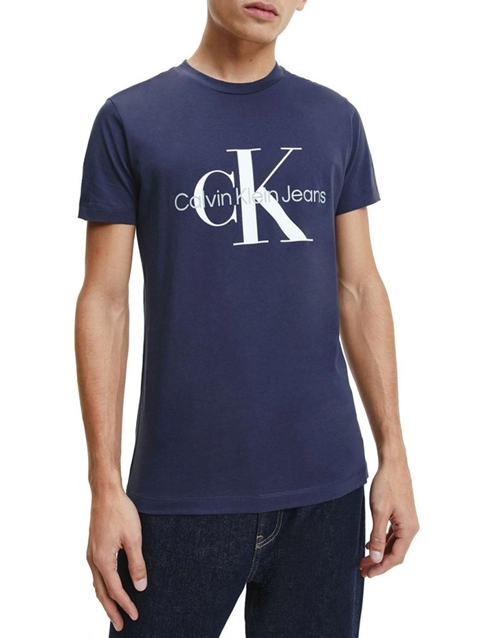 Core Monogram Slim Tee in Night Sky