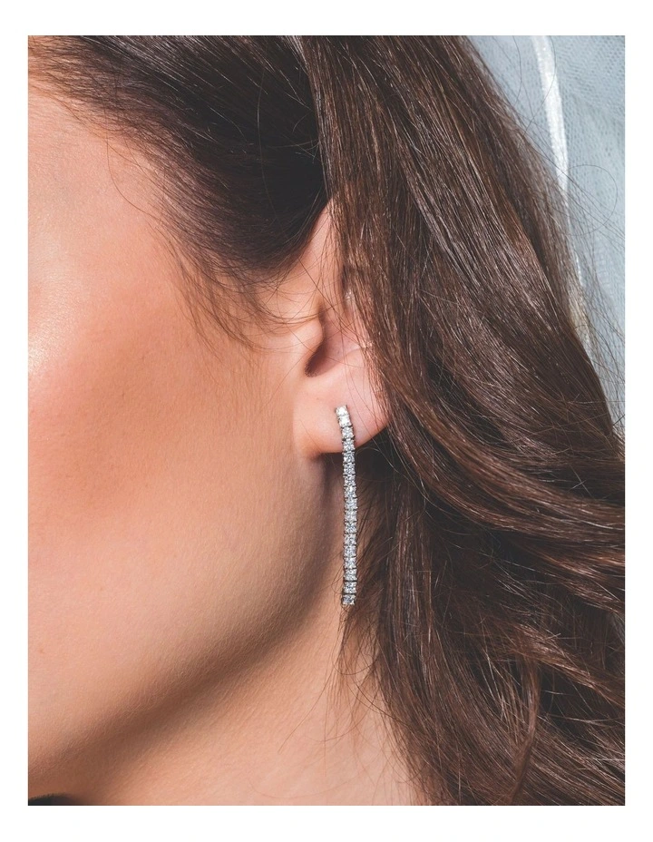 Iconic Bridal Vera Earrings Silver Gold