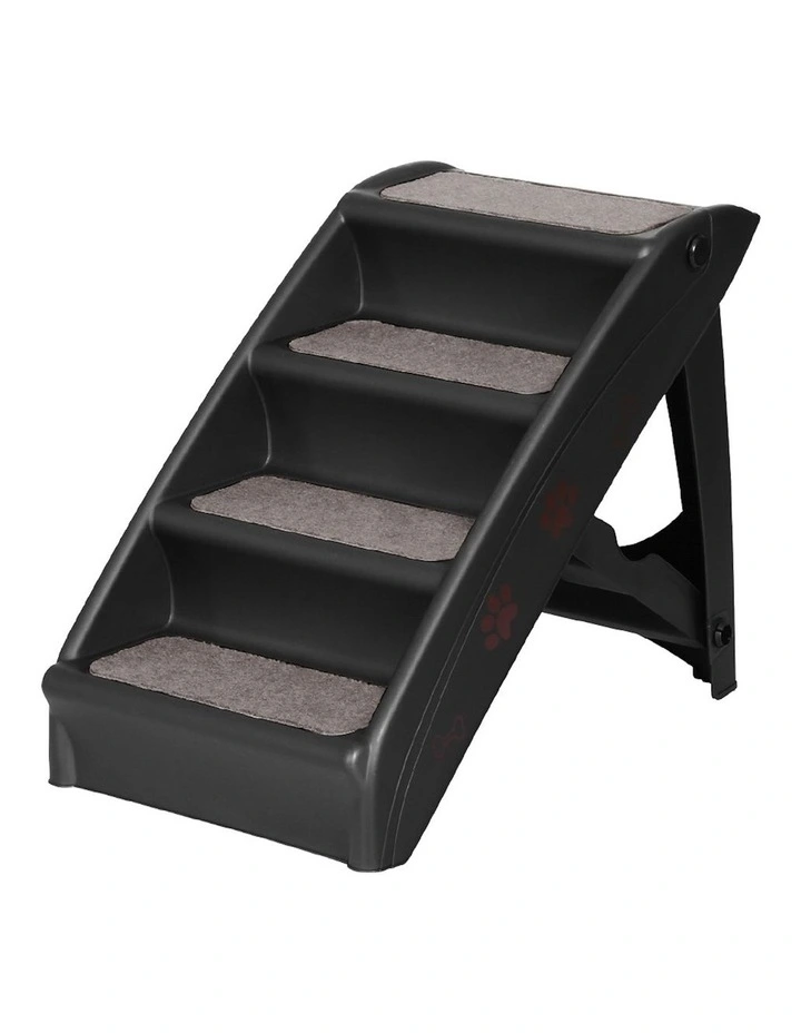 Foldable Ramp For Bed in Black