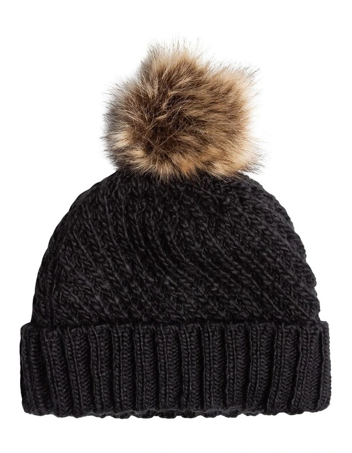 Blizzard Beanie in True Black
