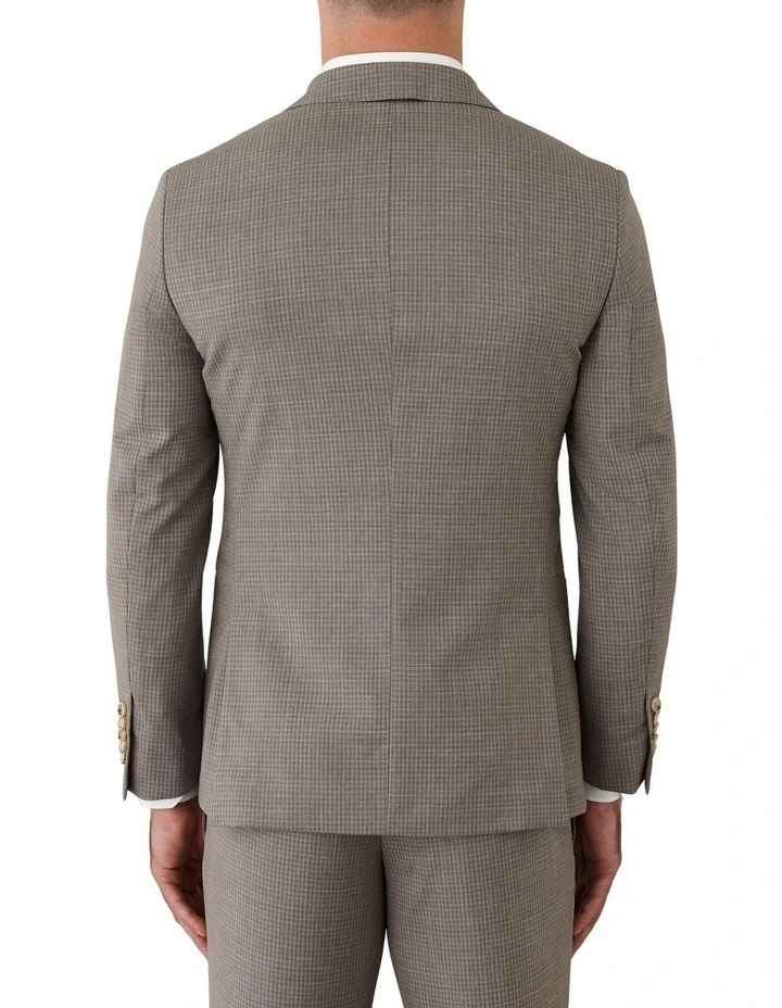 Ionic Slim Fit Jacket in Taupe